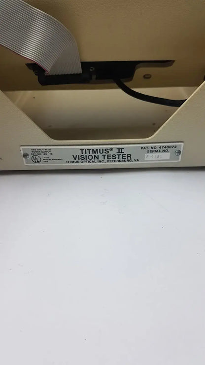 Titmus Optical Titmus II Vision Tester With Controller Vision Tester, second-hand product photo 8
