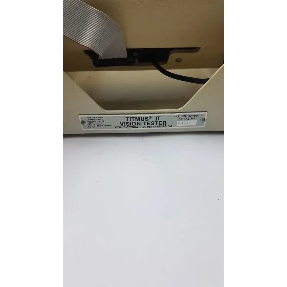 Titmus Optical Titmus II Vision Tester With Controller Vision Tester, second-hand product photo 8