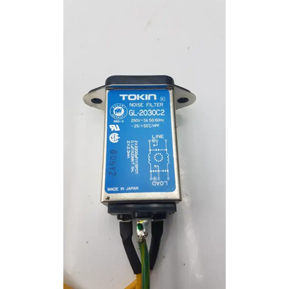 TOKIN Noise Filter GL-2030C2 250V, 3 Amp 50/60Hz EMI/RFI Noise Filter, second-hand product photo 6