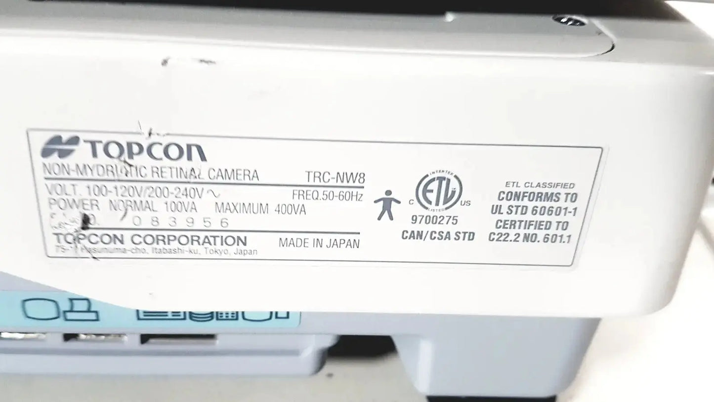 Topcon TRC NW8 Retinal Camera Retinal Camera, second-hand product photo 14