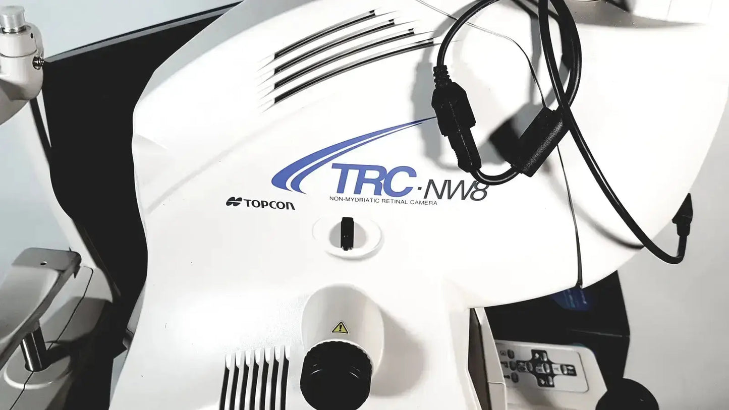 Topcon TRC NW8 Retinal Camera With Computer & Camera Retinal Camera, second-hand product photo 21