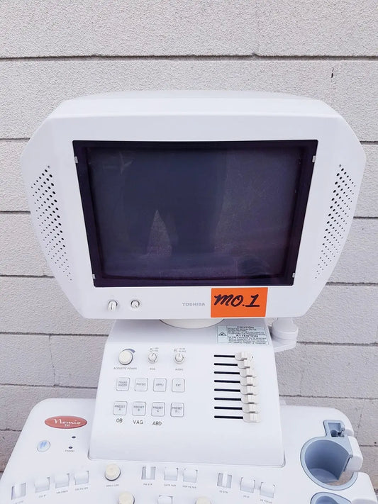 Reuse Medical Toshiba Nemio 10 Ultrasound Machine, Missing Parts, AS-IS Ultrasound Machines, as-is (for parts) product photo 1