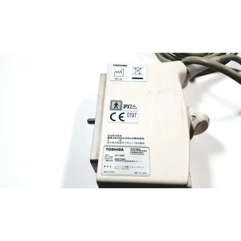 Toshiba PVT-382BT 3.5 MHz Ultrasound Transducer Probe Ultrasound Transducer Probe, second-hand product photo 8