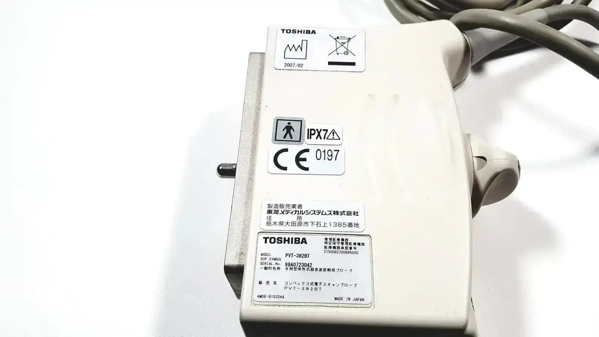 Toshiba PVT-382BT 3.5 MHz Ultrasound Transducer Probe Ultrasound Transducer Probe, second-hand product photo 8