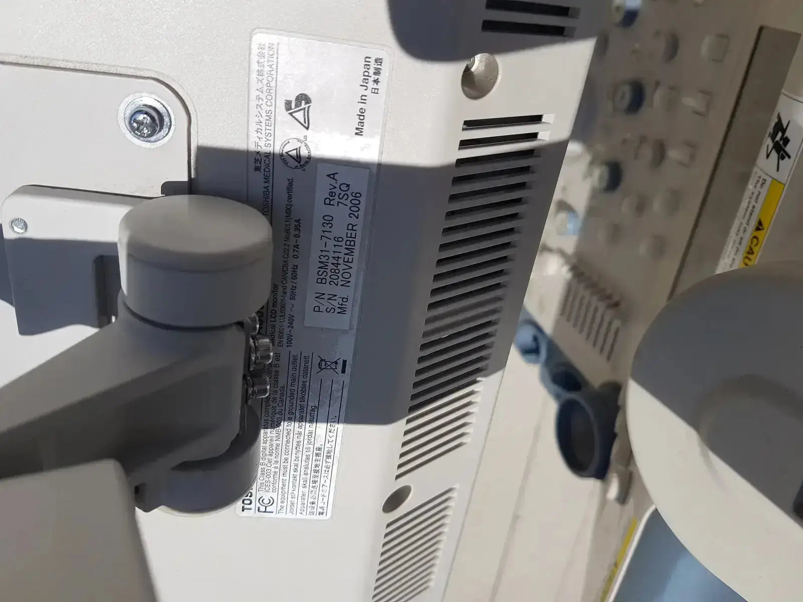 Toshiba Xario XG SSA-660A Diagnostic Ultrasound Machine BSM31-7130 Diagnostic Ultrasound Machine, second-hand product photo 16