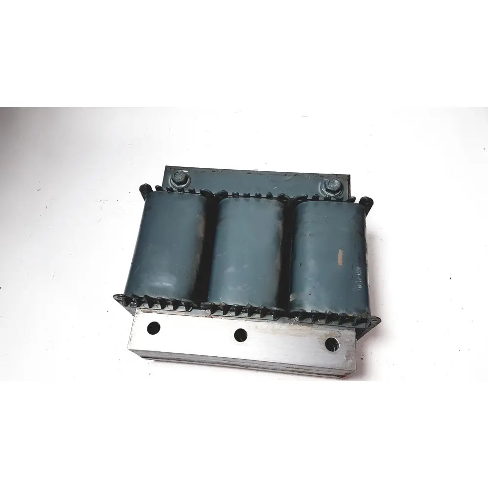 Industrial-grade trafo jordi ch-4950 huttwil transformer with dark gray insulated coils and metallic mounting frame