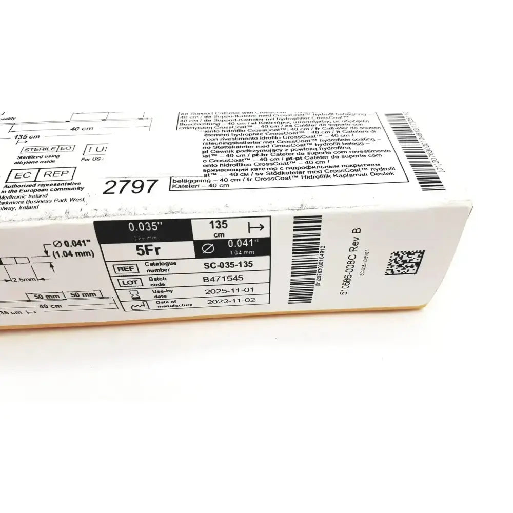 TrailBlazer Support Cattheter 5Fr EV3 Ref: SC-035-135 Support Catheter, new product photo 5