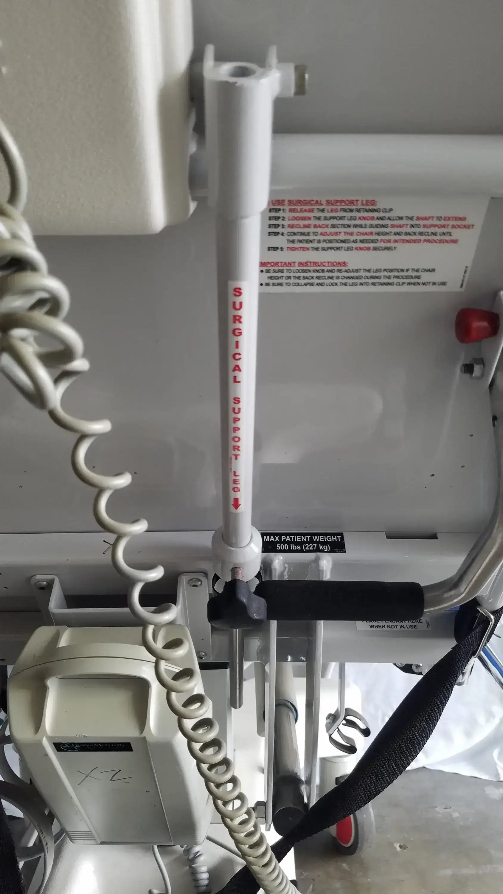 Reuse Medical Equipment TransMotion Medical TMM5 Mobile Surgical Stretcher Chair Powered Examination Chairs, second-hand product photo 15