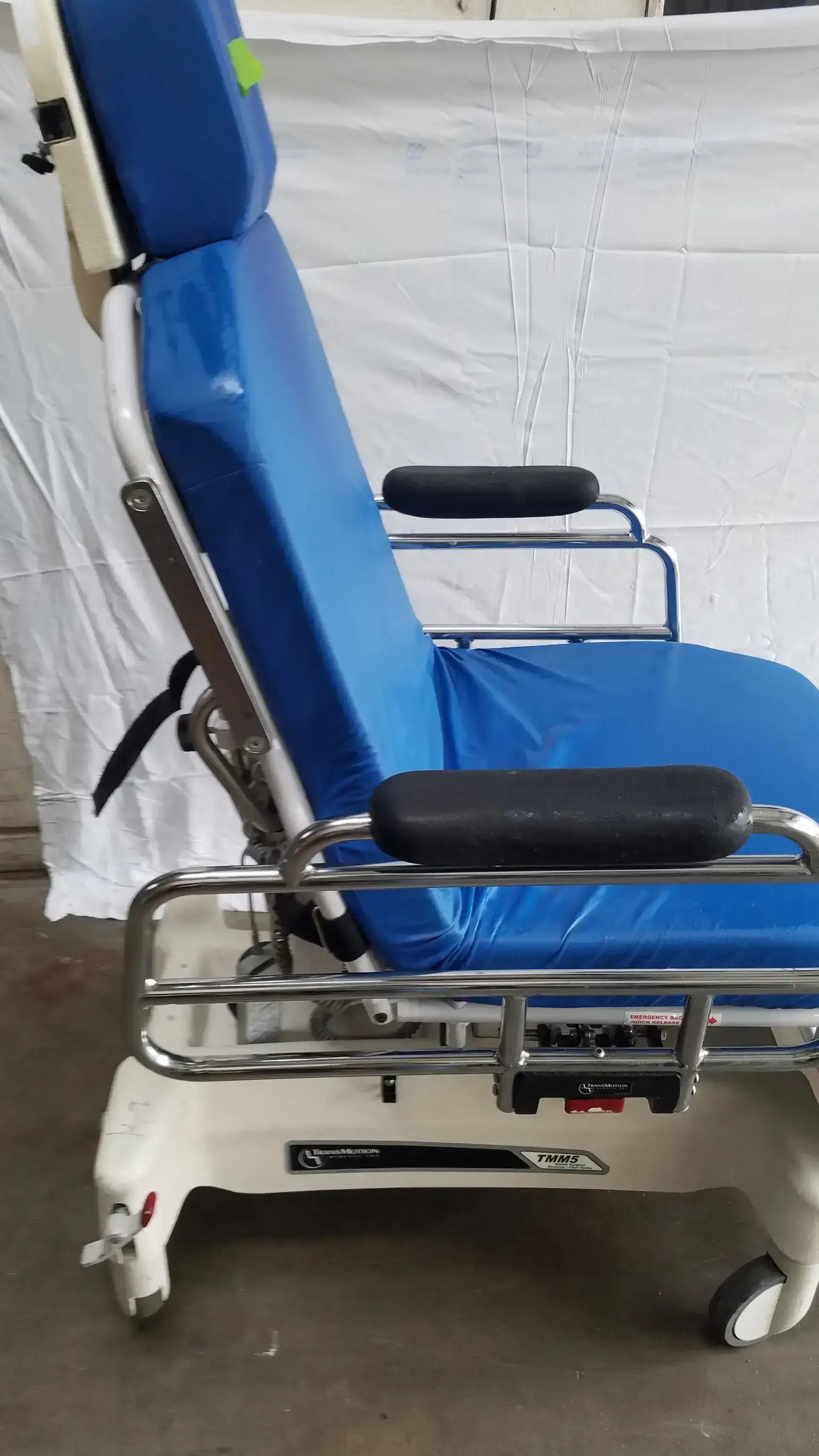 Reuse Medical Equipment TransMotion Medical TMM5 Mobile Surgical Stretcher Chair Powered Examination Chairs, second-hand product photo 20