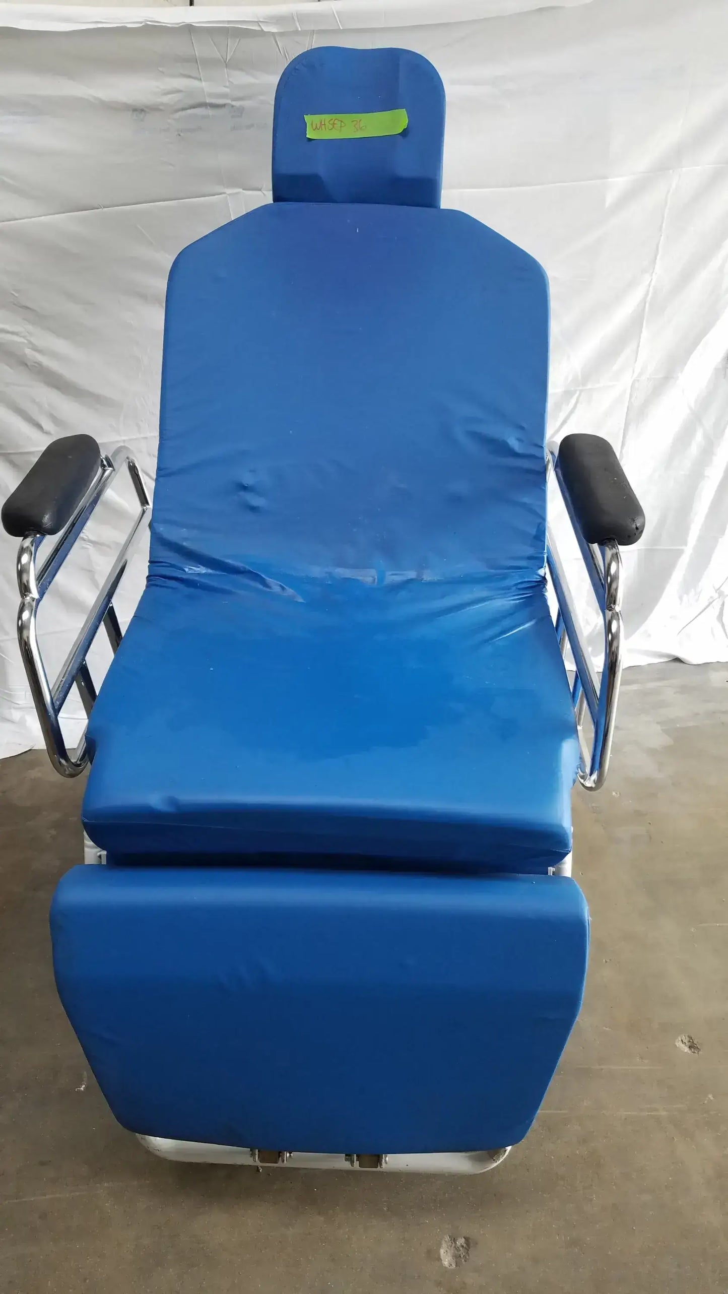 Reuse Medical Equipment TransMotion Medical TMM5 Mobile Surgical Stretcher Chair Powered Examination Chairs, second-hand product photo 1