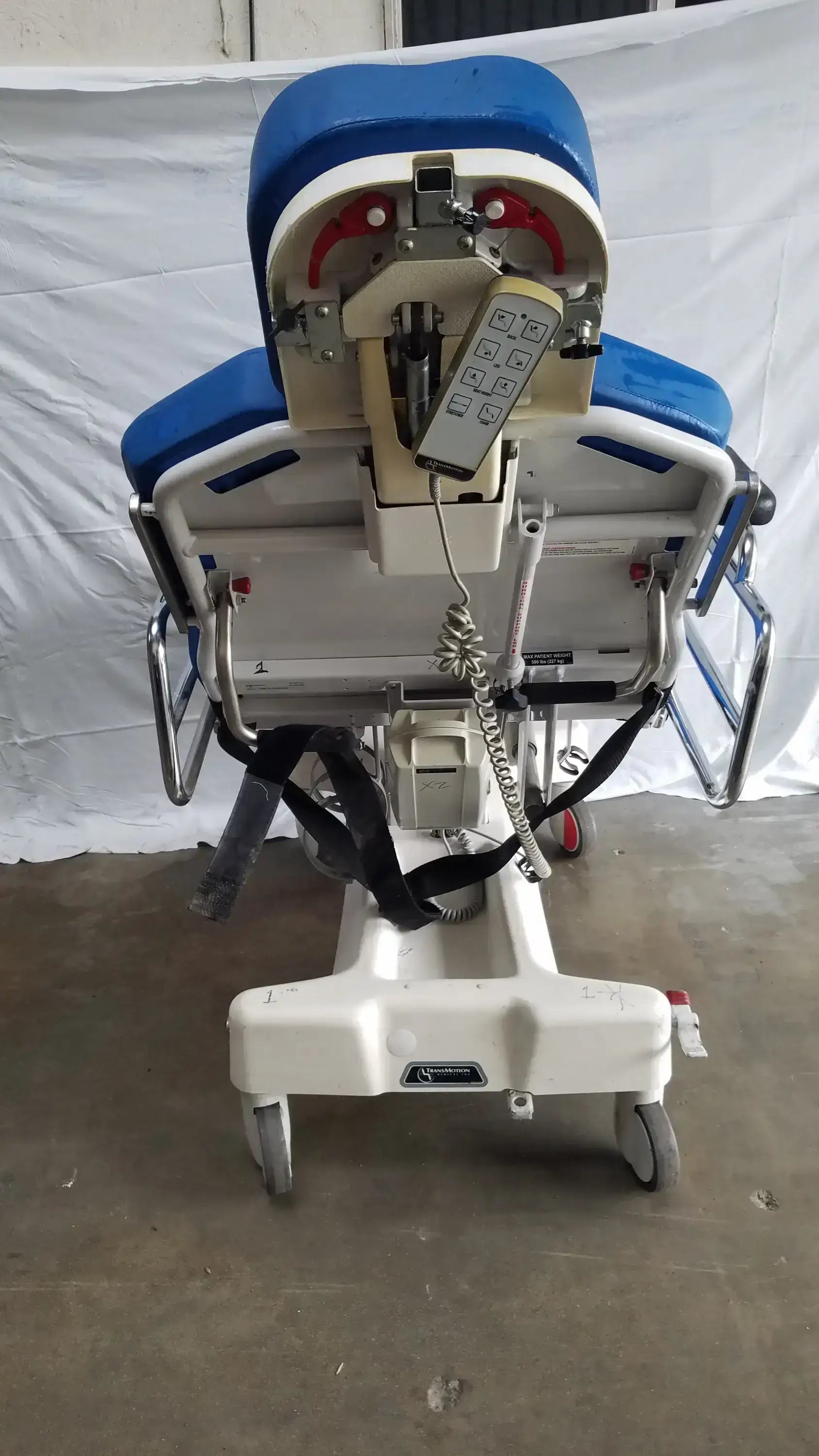 Reuse Medical Equipment TransMotion Medical TMM5 Mobile Surgical Stretcher Chair Powered Examination Chairs, second-hand product photo 18