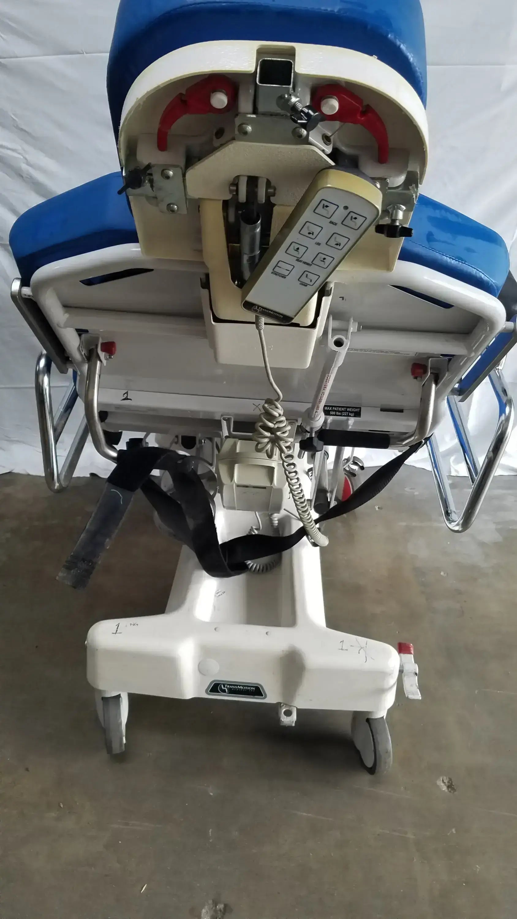 Reuse Medical Equipment TransMotion Medical TMM5 Mobile Surgical Stretcher Chair Powered Examination Chairs, second-hand product photo 6