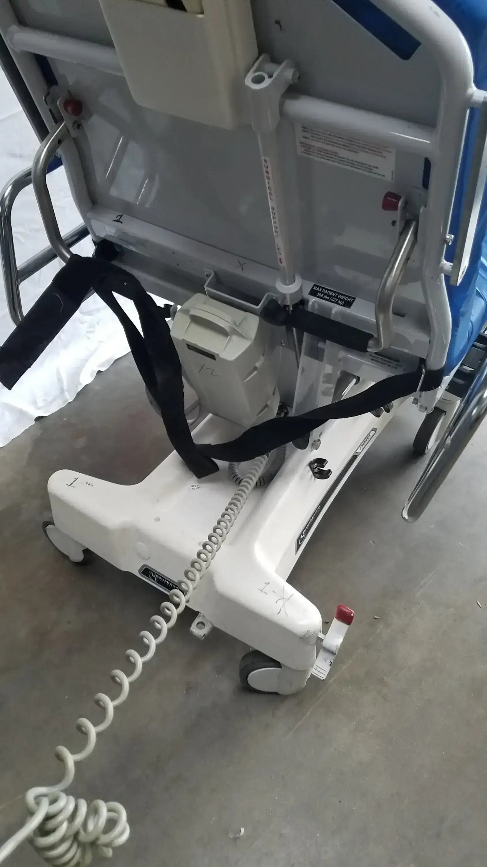 Reuse Medical Equipment TransMotion Medical TMM5 Mobile Surgical Stretcher Chair Powered Examination Chairs, second-hand product photo 19