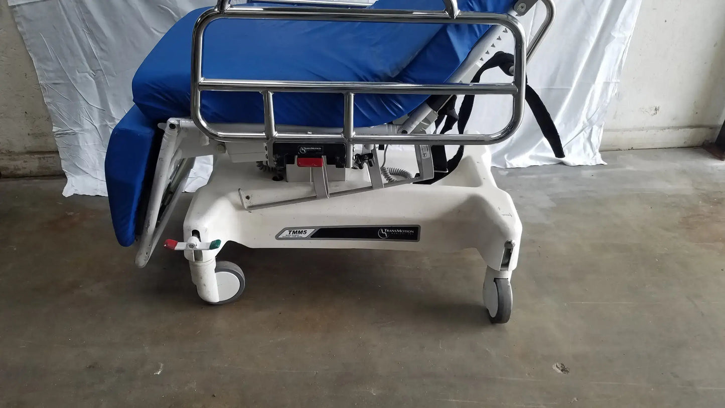 Reuse Medical Equipment TransMotion Medical TMM5 Mobile Surgical Stretcher Chair Powered Examination Chairs, second-hand product photo 5