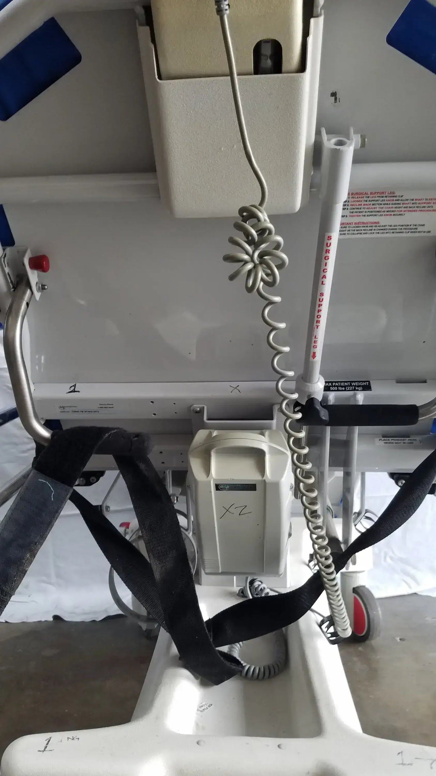 Reuse Medical Equipment TransMotion Medical TMM5 Mobile Surgical Stretcher Chair Powered Examination Chairs, second-hand product photo 11