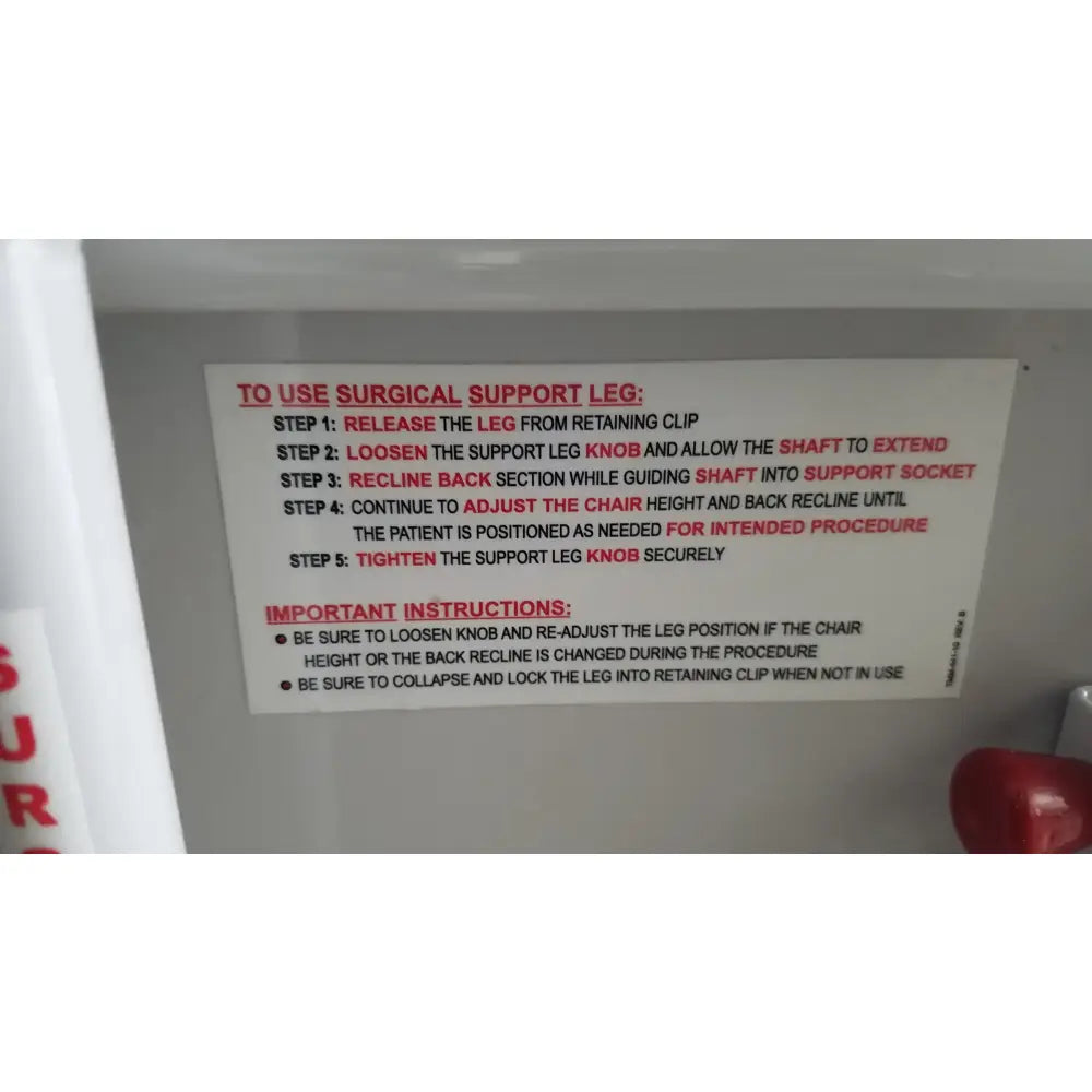 Reuse Medical Equipment TransMotion Medical TMM5 Mobile Surgical Stretcher Chair Powered Examination Chairs, second-hand product photo 14