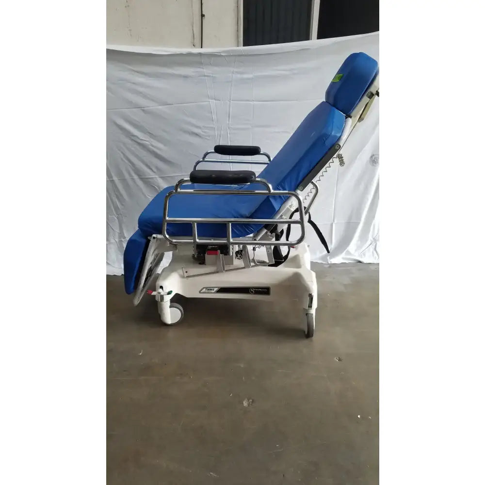 Reuse Medical Equipment TransMotion Medical TMM5 Mobile Surgical Stretcher Chair Powered Examination Chairs, second-hand product photo 4