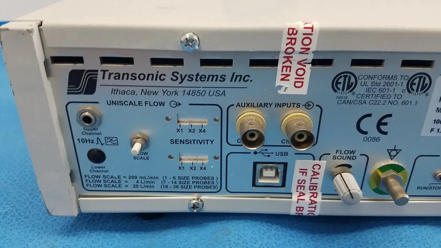 Transonic Systems HT314 Surgical Flow-QC Meter Surgical Flow-QC Meter, as-is (for parts) product photo 6