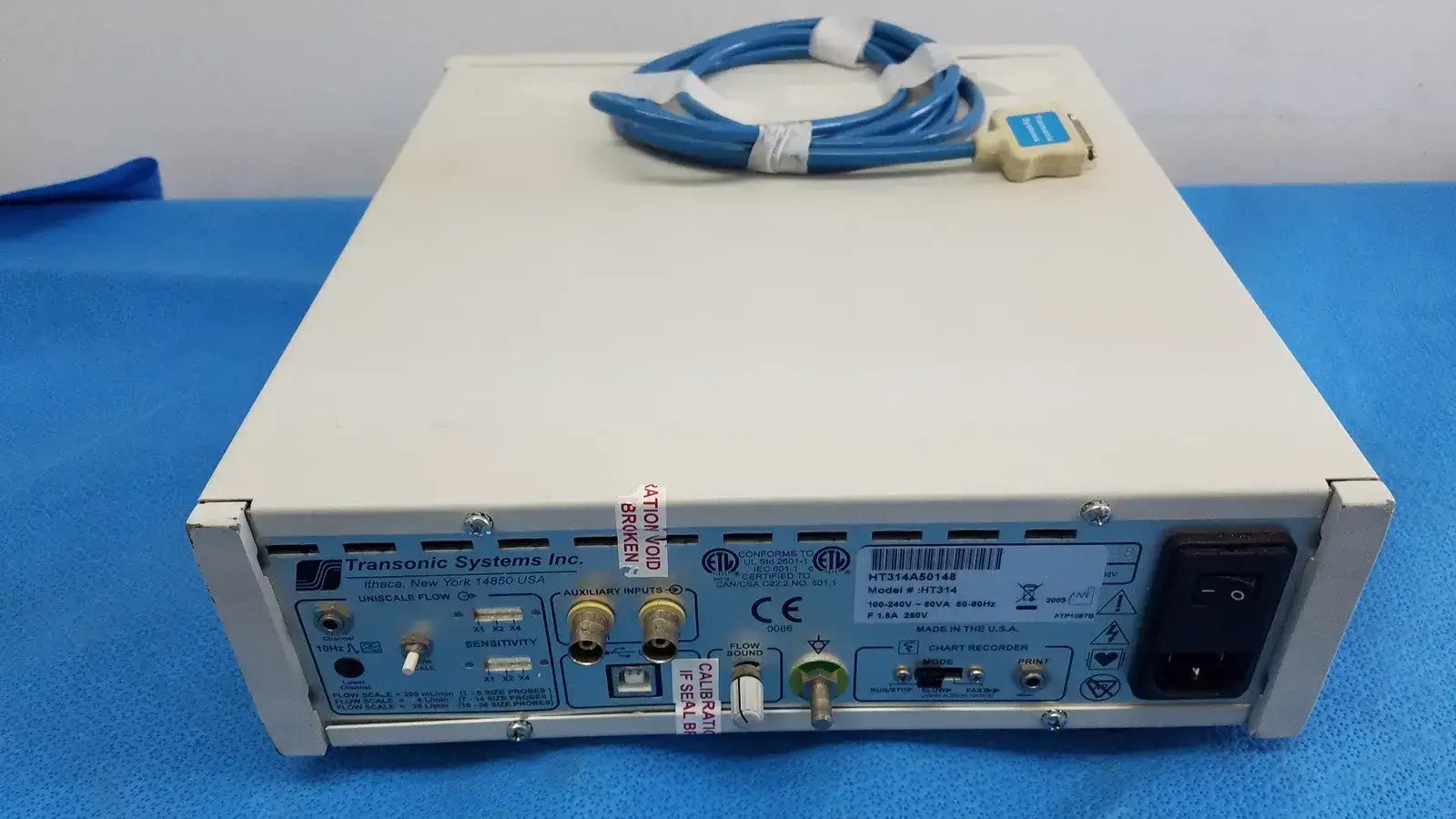 Transonic Systems HT314 Surgical Flow-QC Meter Surgical Flow-QC Meter, as-is (for parts) product photo 4
