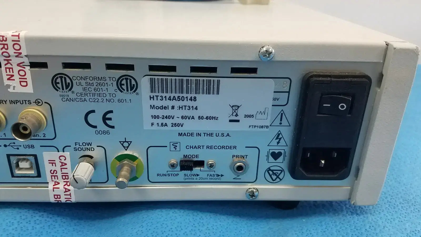 Transonic Systems HT314 Surgical Flow-QC Meter Surgical Flow-QC Meter, as-is (for parts) product photo 7