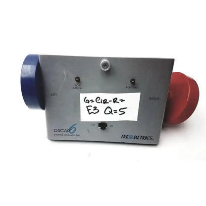 Tremetrics Oscar 6 Electro-Acoustic Ear Audiometer Part, as-is (for parts) product photo 7