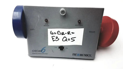 Tremetrics Oscar 6 Electro-Acoustic Ear Audiometer Part, as-is (for parts) product photo 7