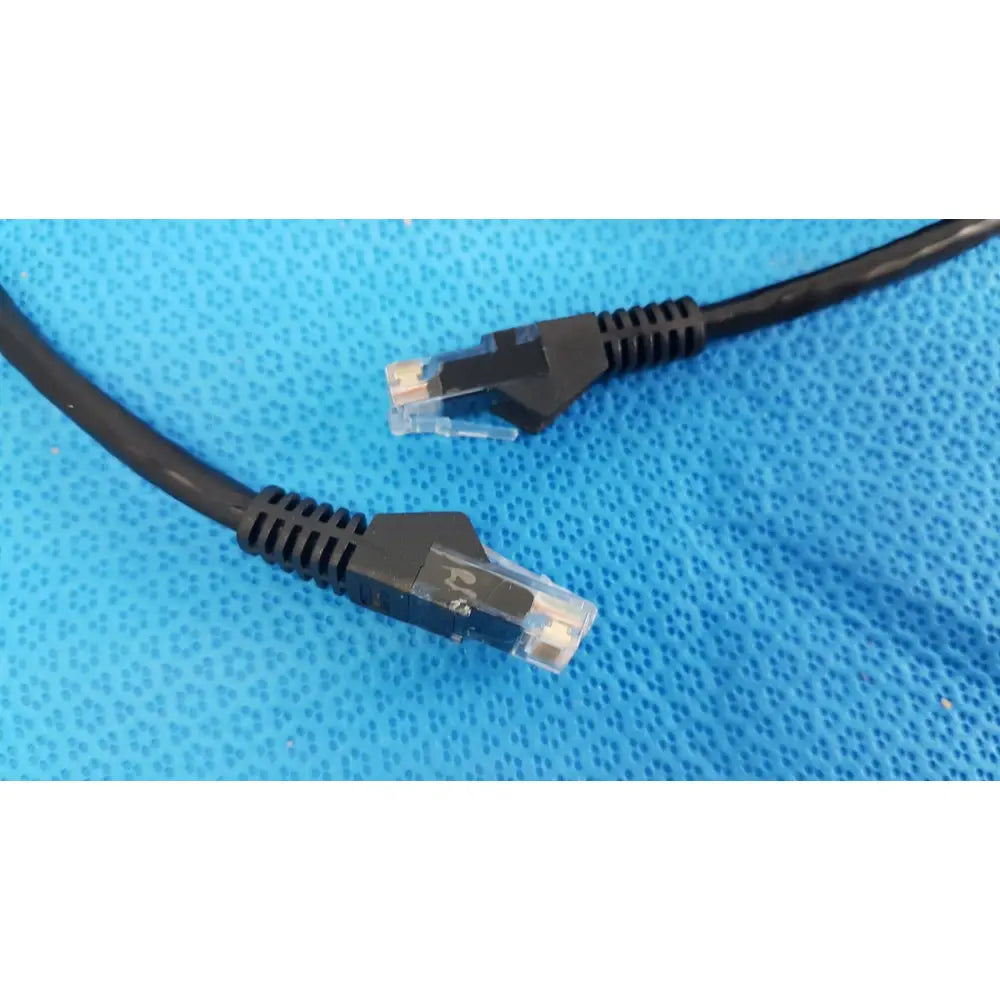 Black tripp lite 15ft cat6 snagless patch cable with clear connectors and ribbed strain relief for gigabit networks