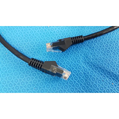Black tripp lite 15ft cat6 snagless patch cable with clear connectors and ribbed strain relief for gigabit networks