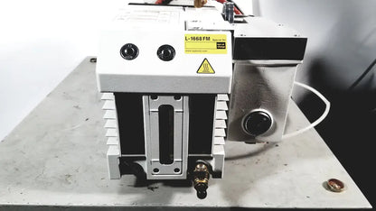 Carl Zeiss Trivac Leybold D16B Rotary Vane Vacuum Pump Rotary Vane Vacuum Pump, as-is (for parts) product photo 8