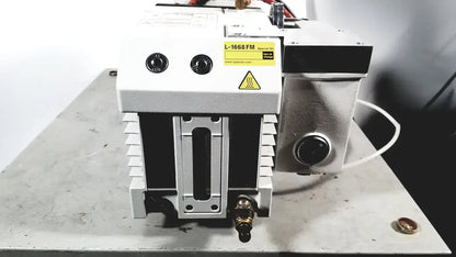 Carl Zeiss Trivac Leybold D16B Rotary Vane Vacuum Pump Rotary Vane Vacuum Pump, as-is (for parts) product photo 8