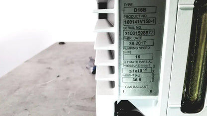 Carl Zeiss Trivac Leybold D16B Rotary Vane Vacuum Pump Rotary Vane Vacuum Pump, as-is (for parts) product photo 11