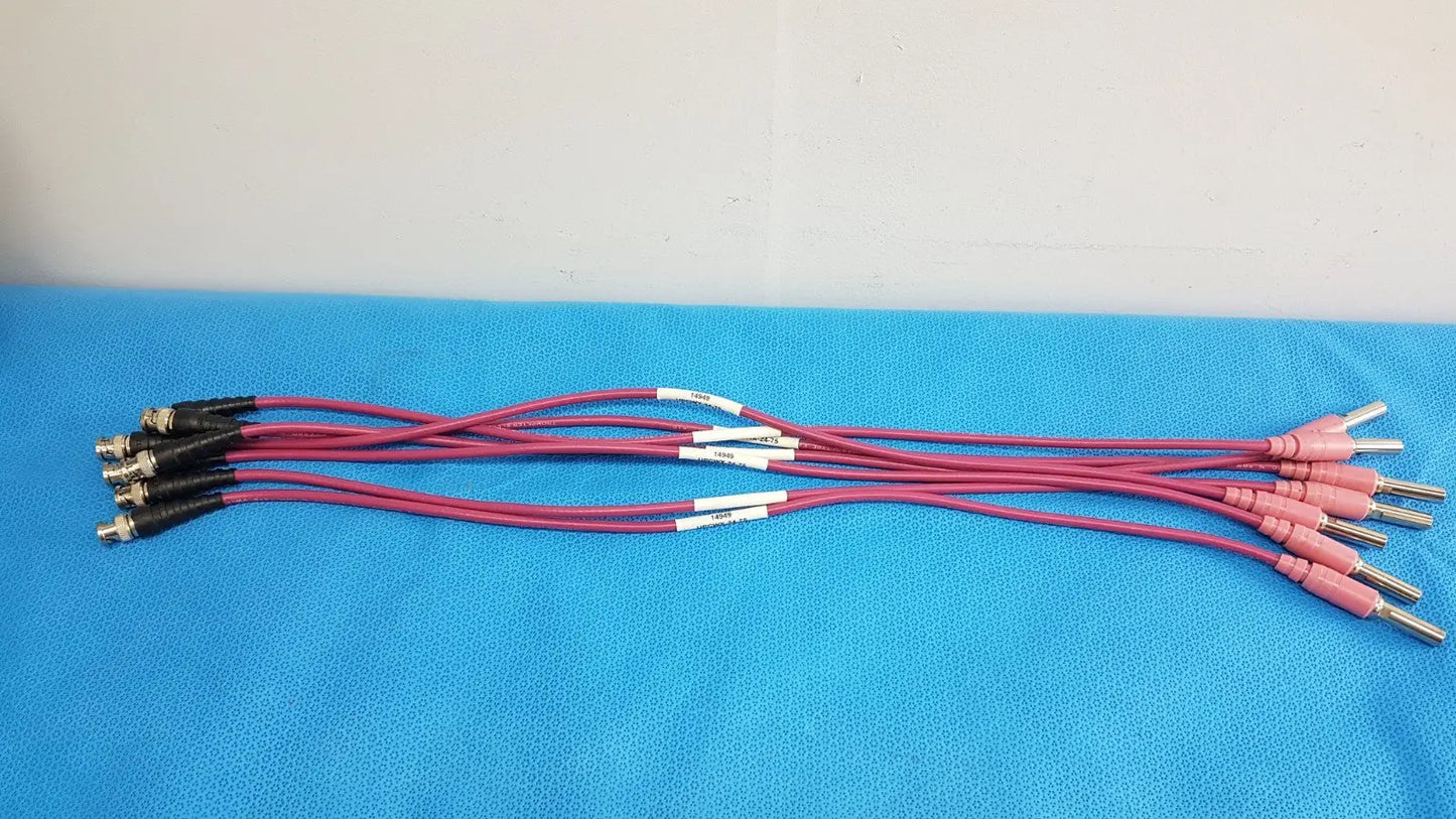 Reuse Medical TrompeFter 14949-UPCWX-24-75 Pink Video Patch Cord – Lot of 7 Audio Cables & Interconnects, second-hand product photo 1