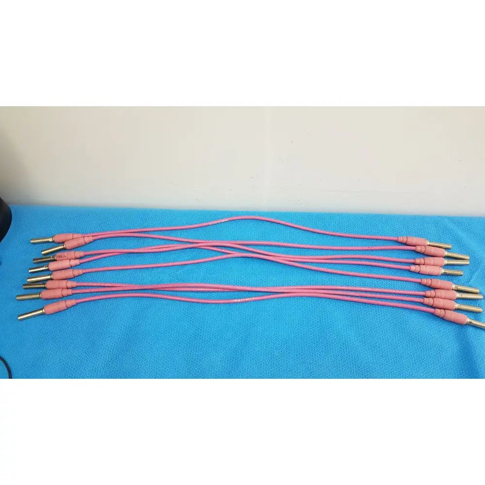 Reuse Medical Trompeter 14949-PCW-24-75 Pink 75 Ohm Video Patch Cord lot of 08 Video Cables & Interconnects, second-hand product photo 1