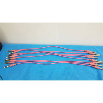 Reuse Medical Trompeter 14949-PCW-24-75 Pink 75 Ohm Video Patch Cord lot of 08 Video Cables & Interconnects, second-hand product photo 1