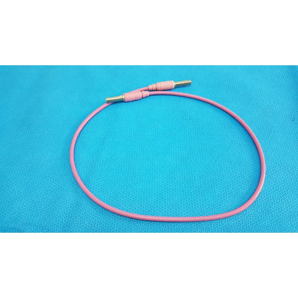 Pink trompeter 14949-pcw-36-75 ohm video patch cord with coiled design and metallic connectors for video applications