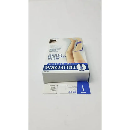 Truform Leg Health Large Medical Compressiion Stockiings, Beige 20-30 Compression Stockings, new product photo 3