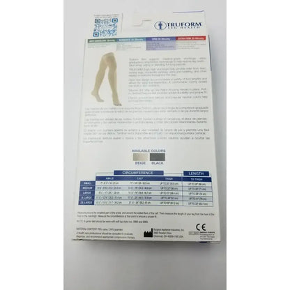 Truform Leg Health Medium Medical Compressiion Stockiings, Beige 20-30 Compression Stockings, new product photo 5