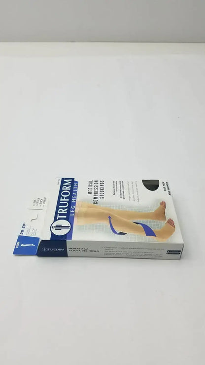 Truform Leg Health Medium Medical Compressiion Stockiings, Black 20-30 Compression Stockings, new product photo 5