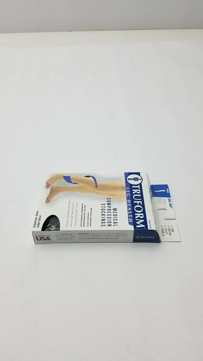 Truform Leg Health Medium Medical Compressiion Stockiings, Black 20-30 Compression Stockings, second-hand product photo 3