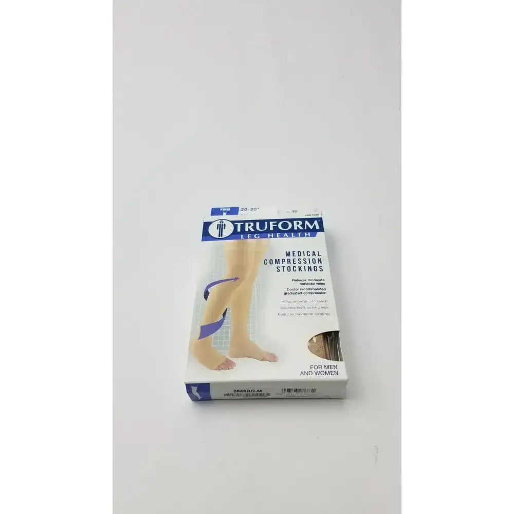 Truform Leg Health Medium Medical Compressiion Stockiings, Black 20-30 Compression Stockings, new product photo 13
