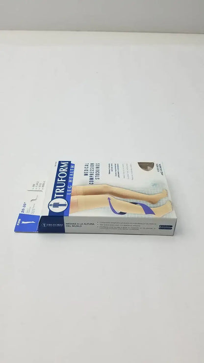 Truform Leg Health X-Large Medical Compressiion Stockiings, Beige 20-30 Compression Stockings, new product photo 3