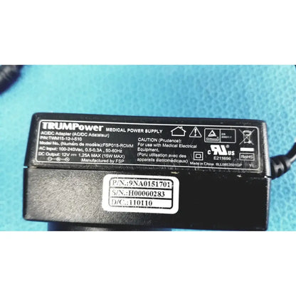 TrumPower Medical Power Supply AC/DC Adapter FSP015-RCMM 12V 1.25A Medical AC/DC Power Adapter, second-hand product photo 3