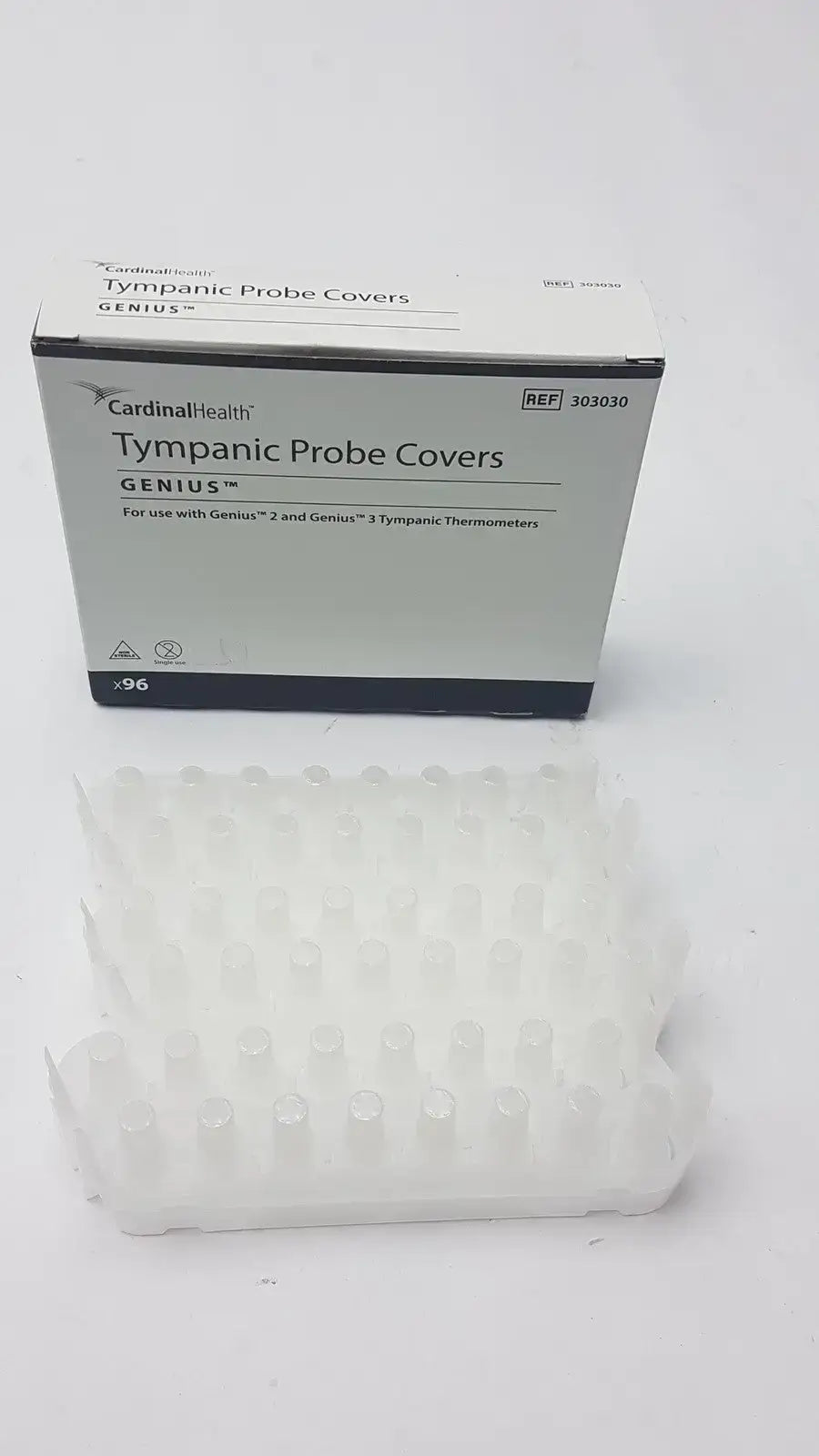 Covidien Tympanic Thermometer Probe Covers Genius Cardinal, Covidien 303030 Tympanic Thermometer Probe Covers, second-hand product photo 3