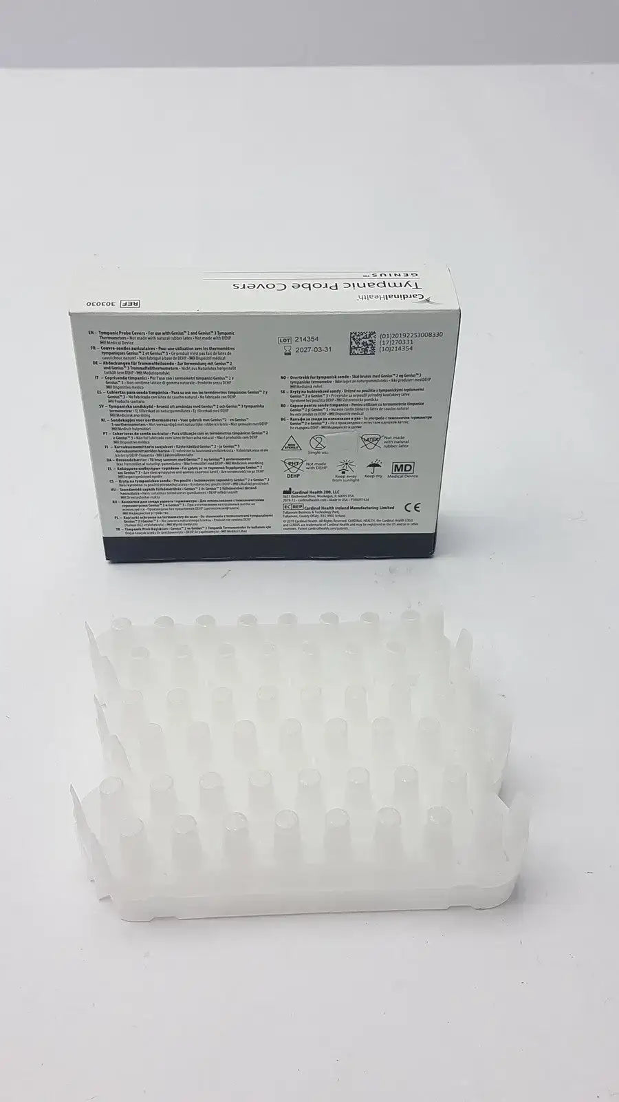Covidien Tympanic Thermometer Probe Covers Genius Cardinal, Covidien 303030 Tympanic Thermometer Probe Covers, second-hand product photo 5