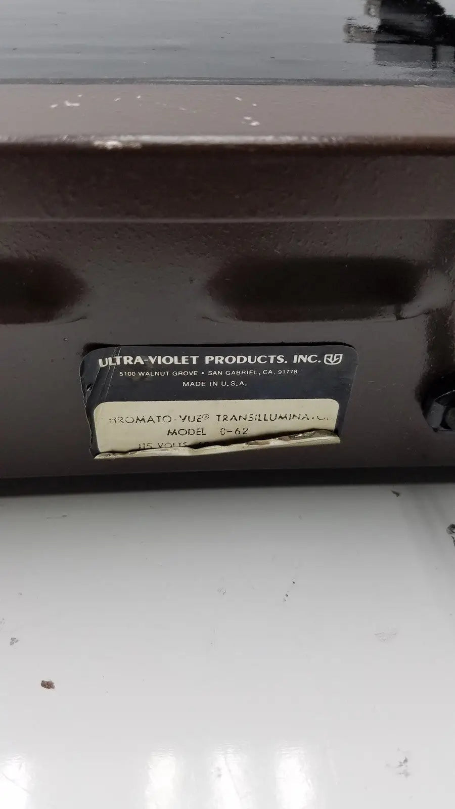 Ultra-Violet Products Chromato-Vue Transilluminator C-62 Transilluminator, second-hand product photo 6