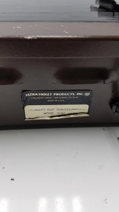 Ultra-Violet Products Chromato-Vue Transilluminator C-62 Transilluminator, second-hand product photo 6