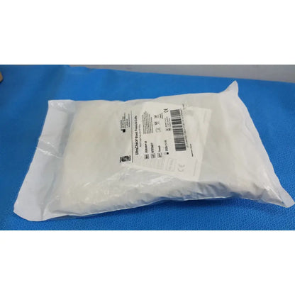White plastic-wrapped ultracheck blood pressure adult single tube cuff with hp fitting for blood pressure monitoring