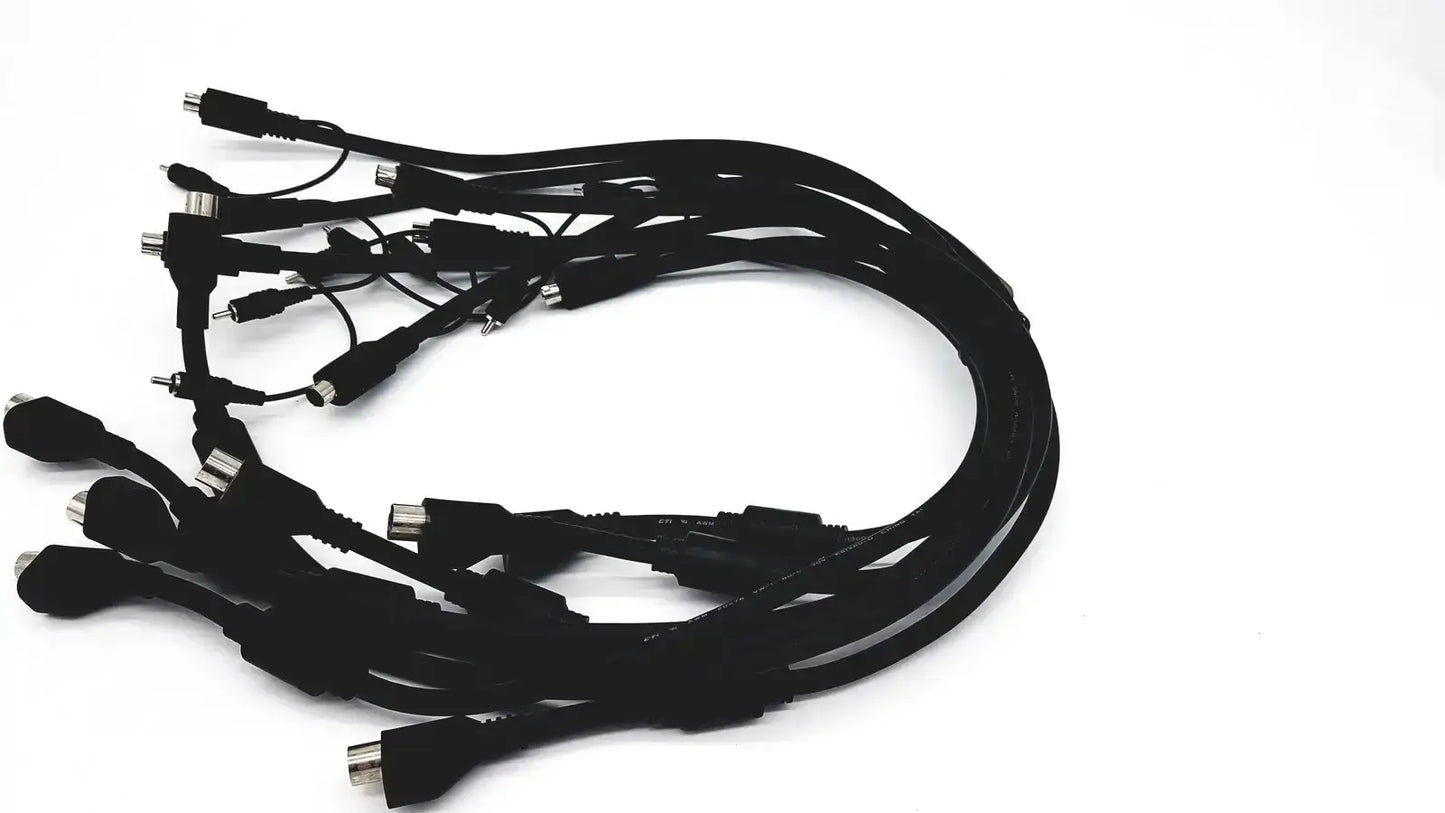 Unbranded Lot of Black Link Cables or Stereo Remote Adapter Cables & Adapters, second-hand product photo 2