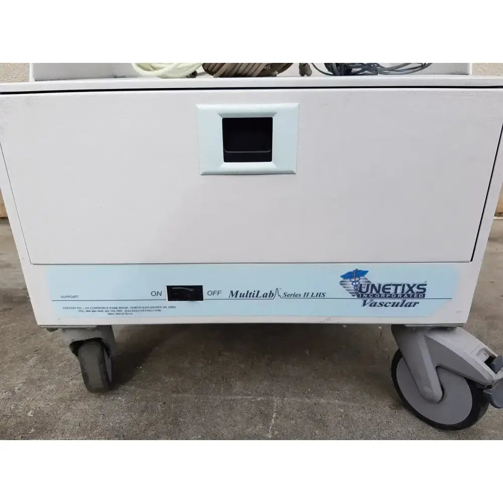 Unetixs Vascular Unetix 11948-0000-01 Multilab Series II LHS Vascular Cart With Extras Vascular Diagnostic Cart, second-hand product photo 7