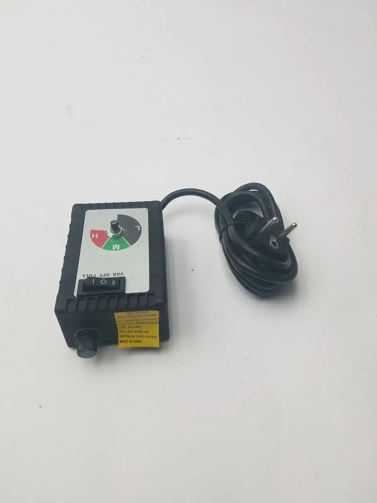 Generic Universal AC Variable Speed Controller Outlet for Fan Motor Light AC Variable Speed Controller, second-hand product photo 8